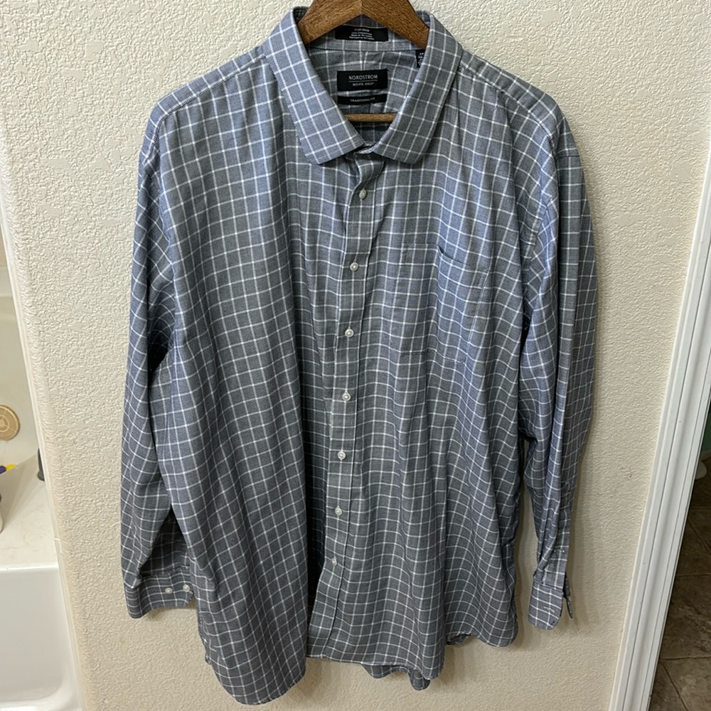 Nordstrom long sleeved dress shirt.